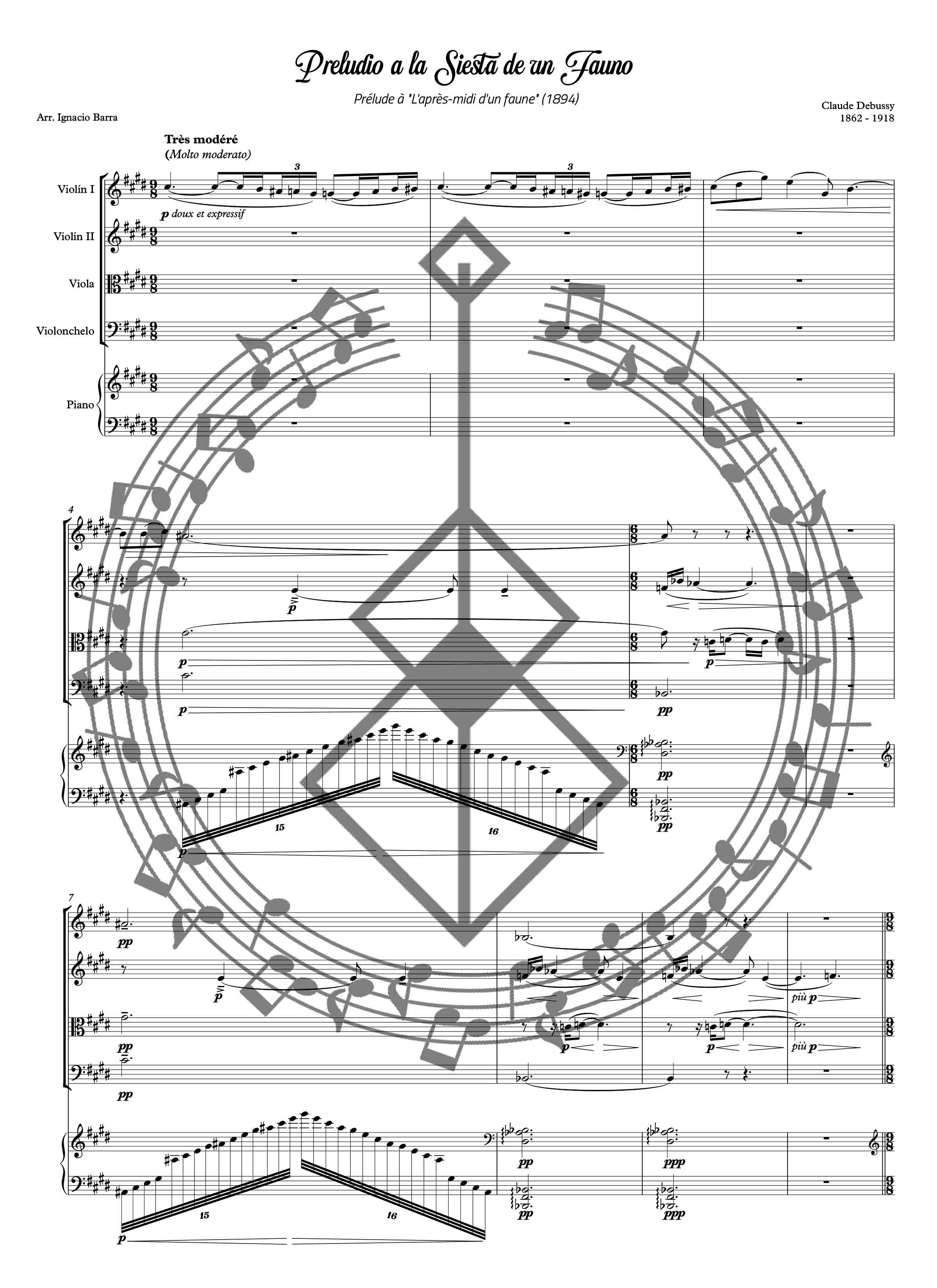 Preludio a la Siesta de un Fauno Full