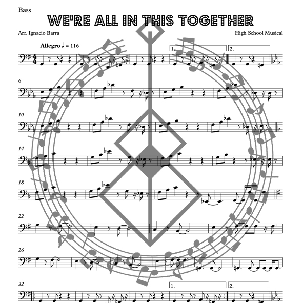 We're All in This Together - Bass